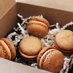 Brown Sugar Salted Caramel Macarons