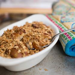 Pear and Granola Crisp