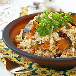 Kabocha Cranberry Rice Couscous