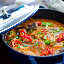 Mackerel Pike Kimchi Stew