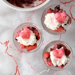Cherry Pound Cake Bread Pudding
