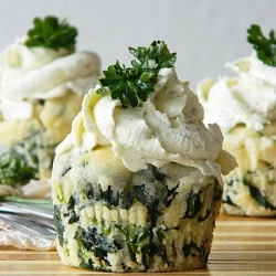 Spinach-Feta Muffins