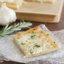 Garlic Rosemary Three Cheese Pizza