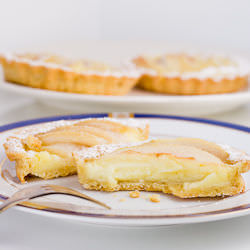 Pear and Custard Tarts