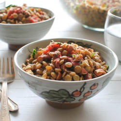 Lentil Salad with Roasted Peppers