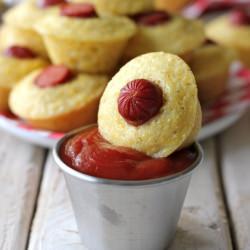 Corn Dog Mini Muffins