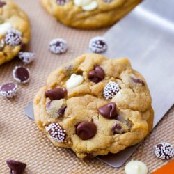 Triple Chocolate Chip Cookies