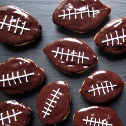 Super Bowl Football Berger Cookies