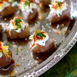 Mini Potato Superbowl Footballs