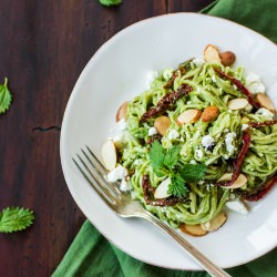 Nettle Pesto Pasta