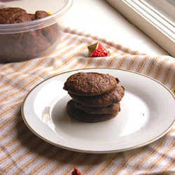 Brownie Cookies with M&Ms