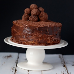 Chocolate Amaretto Crêpe Cake