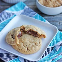 Nutella Peanut Butter Cookies