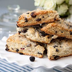 Blueberry Chocolate Scones