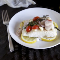 Parchment Baked Halibut