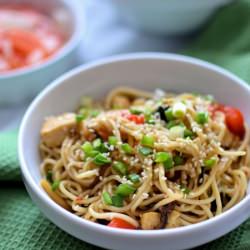 Chinese Noodles with Chicken