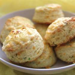 Bacon Fat, Cheddar, Chive Biscuits