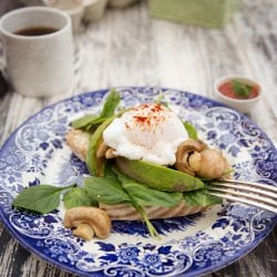Poached Duck Eggs