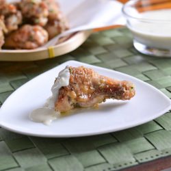 Baked Parmesan Garlic Chicken Wings