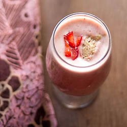 Strawberry Almond Milkshake