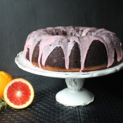 Blood Orange and Rosemary Cake