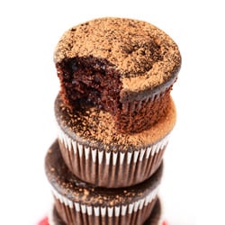 Vegan Fudgy Beet Cupcakes