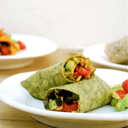 Vegan Black Bean Burritos