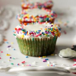 Triple Vanilla Cupcakes