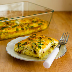 Broken Arm Breakfast Casserole