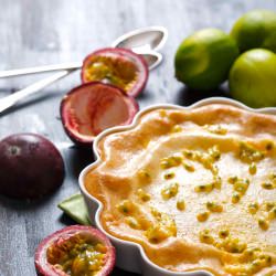Coconut Milk and Lime Clafoutis