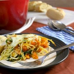 Three Cheese Butternut Bake