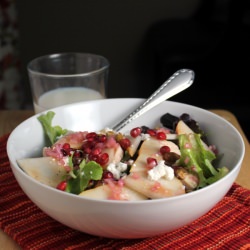 Pomegranate & Pear Salad