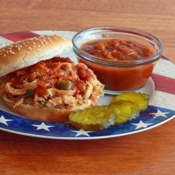 Barbecued Pulled Pork Sandwiches