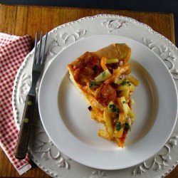 Hawaiian Pizza with Smoked Sausage