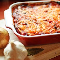 Aubergine Lasagne