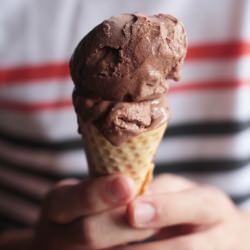 Nutella-Banana Ice Cream