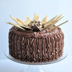 Golden Birthday Cake