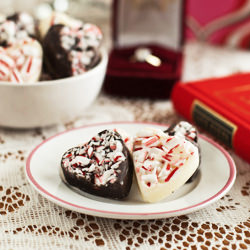 Peppermint Chocolate Hearts