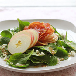 Shaved Apple + Prosciutto Salad