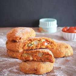 Tofu Hash Scramble Stuffed Biscuits