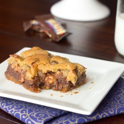 Gooey Chocolate Chip Toffee Bars