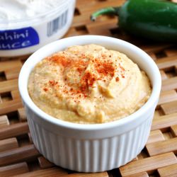 Spicy Jalapeno Buffalo Hummus