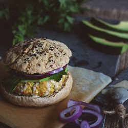 Vegetarian Chickpea Burger