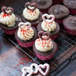 Chocolate Peanut Butter Cupcakes