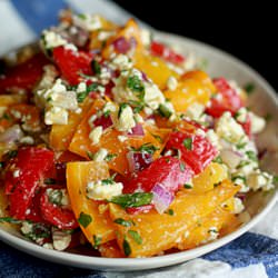 Roasted Pepper & Feta Salad