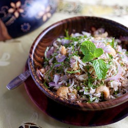 Malaysian Mixed Herb Rice