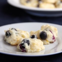 Blueberry Lemon Yogurt Cookies