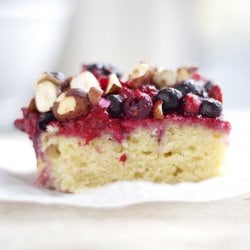 Berried Vanilla Cake