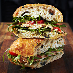 Sandwich with Honey Roast Turkey