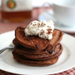 Chocolate Chocolate Chip Pancakes